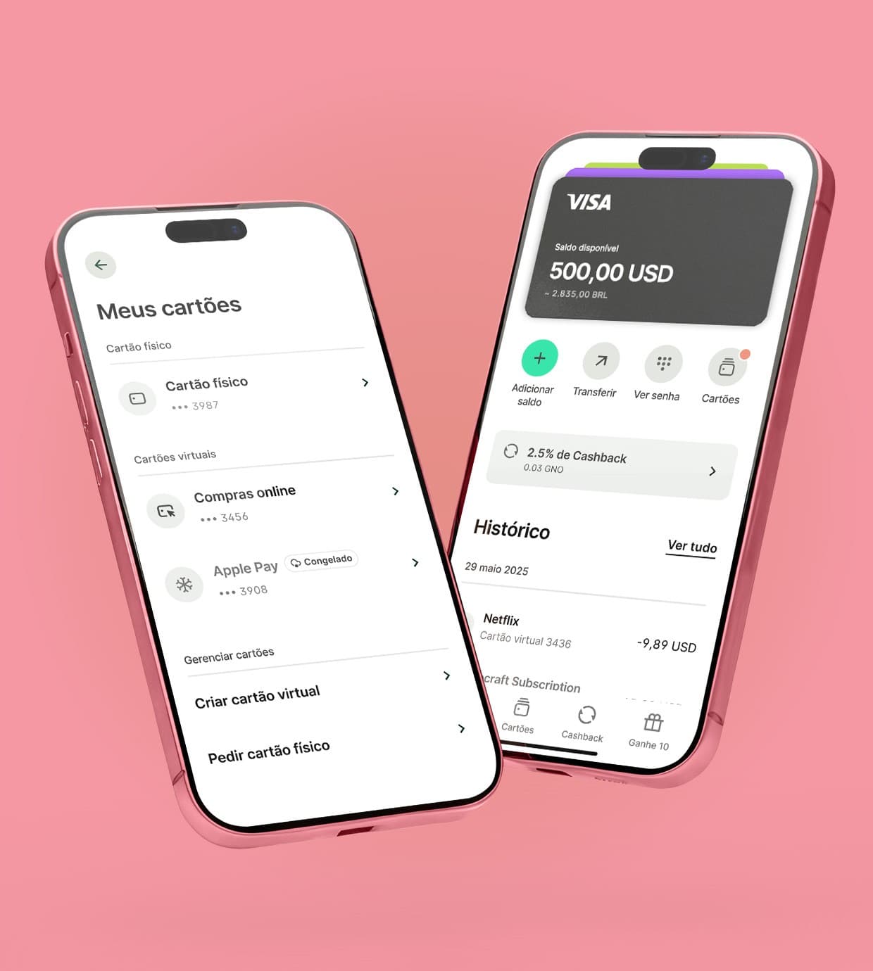 Picnic card on dollars